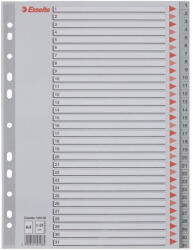 Esselte Regiszter Műanyag A/4 1-31 Szürke (E100108)