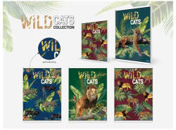 Lastva Tűzött Füzet A/5 Vonalas 52 Lap Wild Cats 33094 (AAA257)