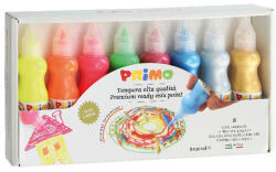 Primo Tempera PRIMO 50 ml 4 neon + 4 metál 8 db/készlet (15.18225)