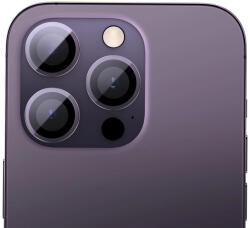 Baseus kameravédő edzett üvegfólia iPhone 14 Pro/14 Pro Max rögzítőkészlettel