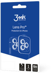 3mk Protection Lens Protection Pro iPhone 15 Pro 6.1" kamera objektív védelem rögzítőkerettel 1db, grafit