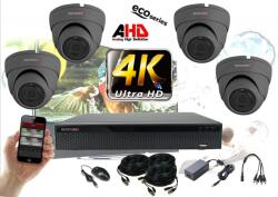 Monitorrs Security - 4k AHD kamerarendszer 4 kamerával 8 Mpix GD - 6038K4