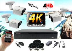Monitorrs Security - 4k AHD kamerarendszer 3 kamerával 8 Mpix WT - 6035K3