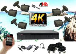 Monitorrs Security - 4k AHD kamerarendszer 5 kamerával 8 Mpix GT - 6036K5