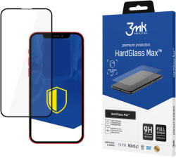 3mk Protection HardGlass Max iPhone 15 Pro 6.1" teljes képernyős ujjlenyomamentes edzett üvegfólia, fekete