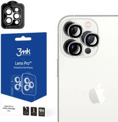 3mk Protection Lens Protection Pro iPhone 14 Pro/14 Pro Max kamera objektív védelem rögzítőkerettel 1db, ezüst
