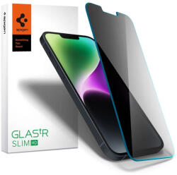 Spigen Glas. TR Slim iPhone 14/13 Pro/13 Privacy betekintésvédett edzett üvegfólia