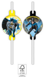  Batman Rogue Rage papír szívószál 4 db-os szett FSC (PNN93356)