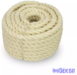  Natúr pamut kötél 1kg D14mm 14m