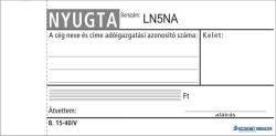 Victoria Nyomtatvány, nyugta egysoros, 50x2, VICTORIA PAPER "B. 15-40", 20 tömb/csomag (NVB1540U) - kecskemetirodaszer