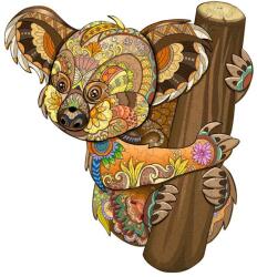 Woodbest Elragadó koala - különleges fa kirakó 151db /19cm x 34cm/