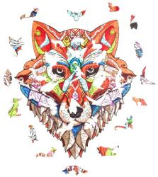 Woodbest Furfangos róka - különleges fa kirakó 270db /34cm x 30cm/