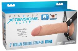 Fetish Fantasy Hollow Silicone Strap-on 16.5cm