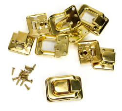  Csat szögletes arany 5db/csomag - csinaldmagadshop