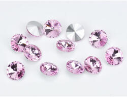 Kristály strassz rózsaszín 18mm 12db/csomag - csinaldmagadshop