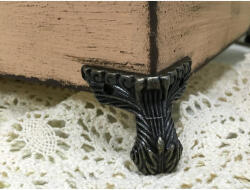 Fém dobozláb csigás + csavarok 4db/csomag - csinaldmagadshop