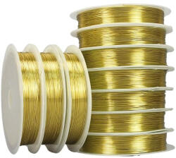  Arany dekordrót 0, 4mm*8méter/10 tekercs - OKOSÁR! - csinaldmagadshop