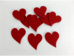 Filc - Francia szív 4cm 10db/csomag - csinaldmagadshop