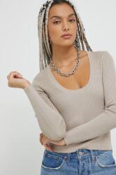 Abercrombie & Fitch pulóver könnyű, női, bézs - bézs L