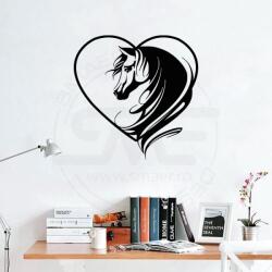 SMAER Sticker Perete Cal - Cap de Cal - Autocolant de Perete Decorativ - M_rime: 40cm*40cm