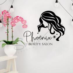 SMAER Sticker Beauty Salon - Sticker personalizat coafor - M_rime: 120cm*100cm