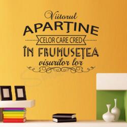 SMAER Sticker motivational Viitorul - Sticker de perete cu text inspirational - M_rime: 120cm*100cm