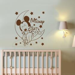 SMAER Sticker decorativ Mickey - Sticker de perete personalizat cu nume - M_rime: 60cm*50cm