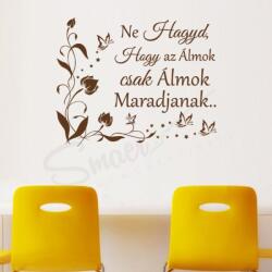 SMAER Sticker Perete Motivational - lmok - Sticker Decorativ citat in limba maghiara - M_rime: 60cm*40cm