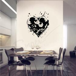 SMAER Sticker Inima abstract - Sticker de perete living, dormitor - M_rime: 60cm*50cm