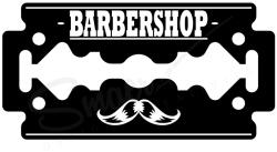 SMAER Sticker Decorativ Frizerie - Barbershop - Autocolant de perete pentru frizerii - M_rime: 60cm*30cm