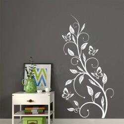 SMAER Sticker creanga cu fluturi - Sticker de perete floare - M_rime: 120cm*60cm