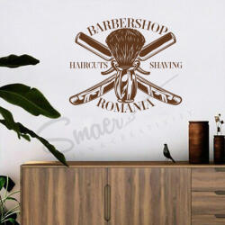 SMAER Sticker Barbershop - Sticker de perete Frizerie - M_rime: 60cm*50cm