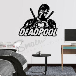 SMAER Sticker Deadpool - Sticker de perete Deadpool - M_rime: 90cm*75cm