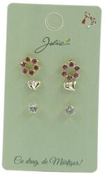 Flippy Set 3 Perechi Cercei Cerc, Inima, Piatra (teo-114625)