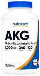 Nutricost Енергия и мускулна маса - Алфа-кетаглутарова киселина (AKG), 500 mg х 240 капсу (67989 (566101) NC)