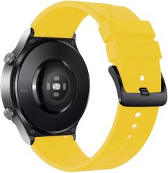 Hurtel Szilikon csereszíj Huawei Watch GT 2/3/4/2 Pro/3 Pro/GT 2e (46mm) - sárga