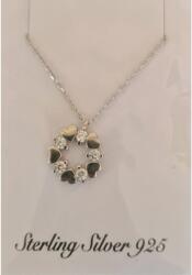 Flippy Colier Argint 925 Coronita din 5 Inimi, cu Zirconiu, Alb (teo-124082)