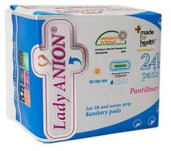LADY ANION Absorbante zilnice din bumbac organic Pantiliner, 24 bucăți, Lady Anion
