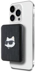 KARL LAGERFELD KLPB5FPGKSCHHK Choupette Head Pin MagSafe powerbank 15W 5000mAh - fekete