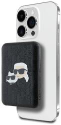 KARL LAGERFELD KLPB5FPGKSKCHK Karl&Choupette Head Pin MagSafe powerbank 15W 5000mAh - fekete