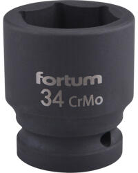 Fortum gépi (impakt) dugófej 3/4", 55mm, L 70 mm, feketített (4703055) (4703055)
