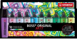 STABILO BOSS ORIGINAL ARTY hideg színek 10 db/csomag szövegkiemelő készlet (70/10-2-20)