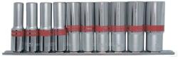 MTX 10-22mm 1/2" hosszított hatlapfejű dugókulcs készlet 10db (135909) (135909)
