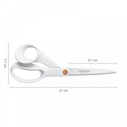 Fiskars általános olló, 21 cm, fehér (1020412) (1020412)