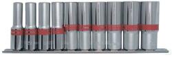 MTX 8-19mm 3/8" hatlapfejű dugókulcs készlet 10db (135919) (135919)