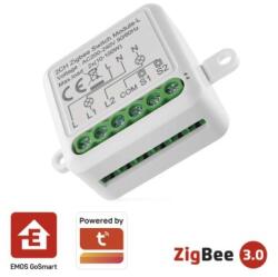 EMOS GoSmart kapcsolómodul, IP-2104SZ, ZigBee, 2 csatornás (nem igényel N vezetéket) (H5104) (H5104)