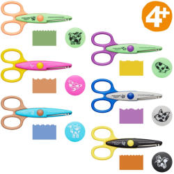 Fiskars KIDZORS 6db-os gyermek mintavágó olló készlet, táskával (1003730) (1003730) - megaplace