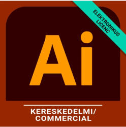 Adobe Illustrator for enterprise - Üzleti, Angol, Új előfizetés, 12 hónap (65322417CA01A12)