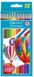 Connect Színes ceruza készlet, hatszögletű Connect 12 klf. szín (C-105549) - haztartasibolt