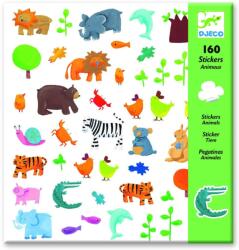 Djeco Állatos matrica gyűjtemény 160 db-os - Animals - Djeco